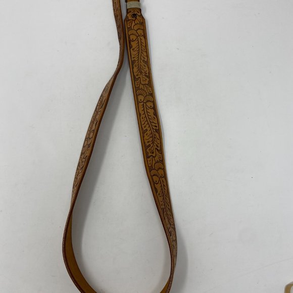 Justin Womens Ladies Top Grain Cowhide Brown Leather Belt 343A - Picture 7 of 15